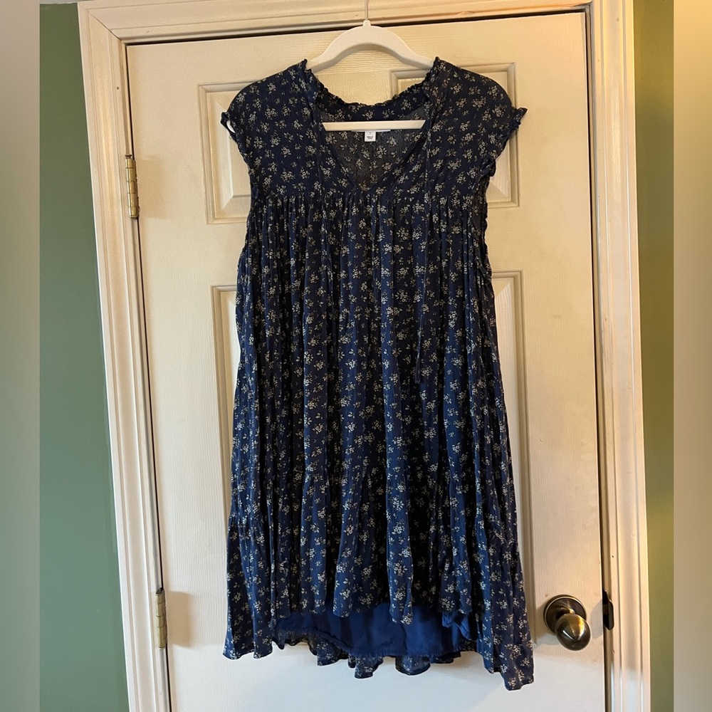 Blue Floral Dress